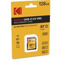 Kodak Kodak EKMSD128GUHS2V2K CL10 UHS-II U3 V90 128GB SD Card EKMSD128GUHS2V2K